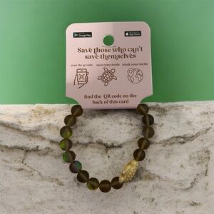 Simply Southern Brown and Cream Beaded Bracelet